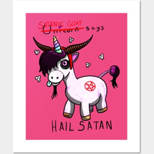 Satanic Goat Posters and Art